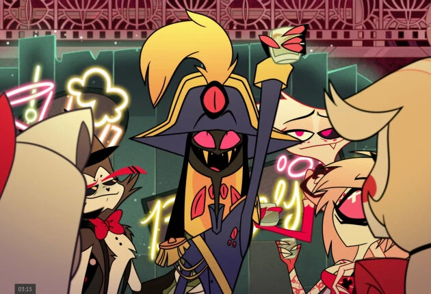 Кадр из 1 сезона мультсериала Отель Хазбин
